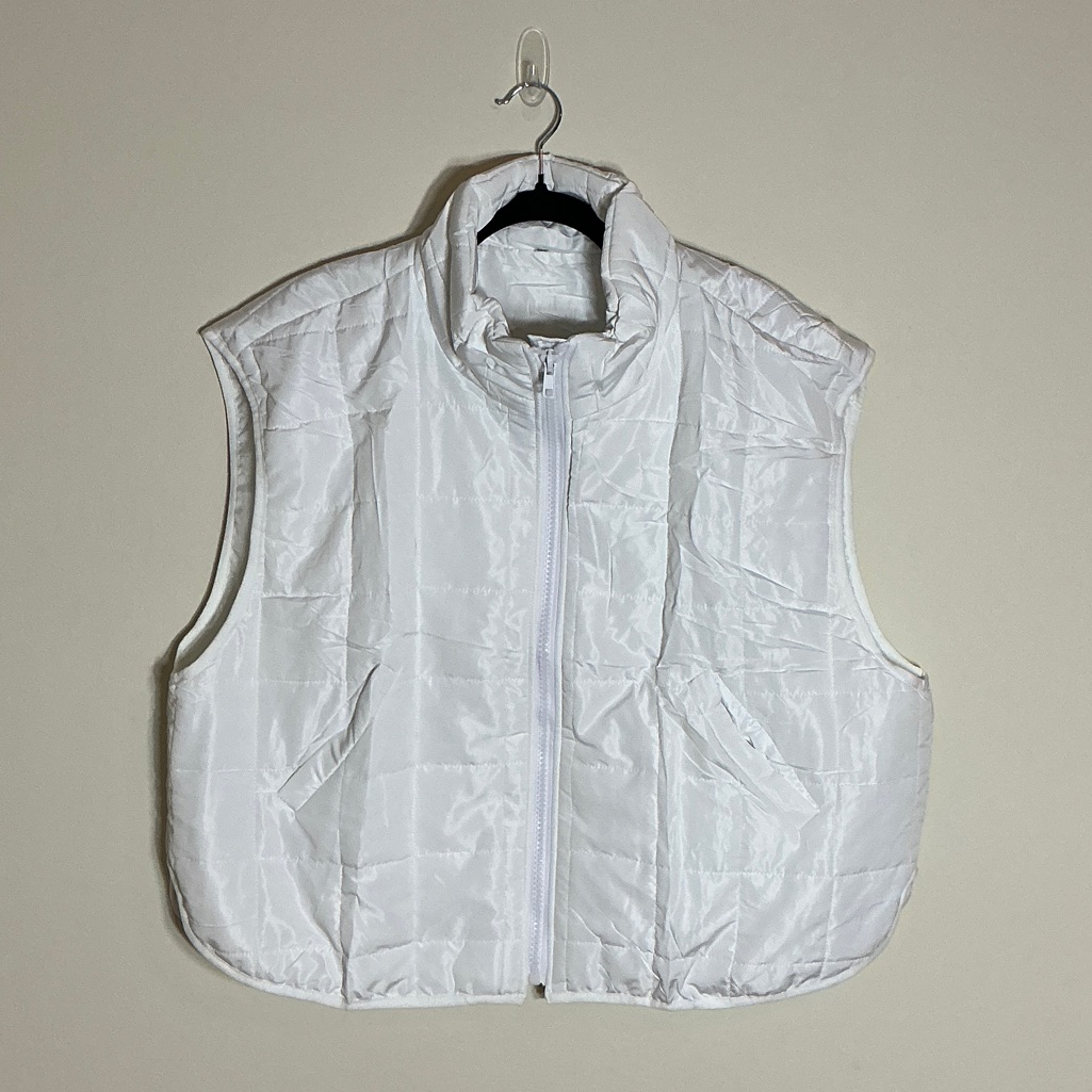 White Puffer Vest